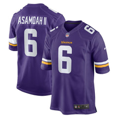 Brian Asamoah II Minnesota Vikings Game Jersey - Purple - Nike