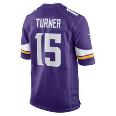 Dallas Turner Minnesota Vikings Game Jersey - Purple - Nike