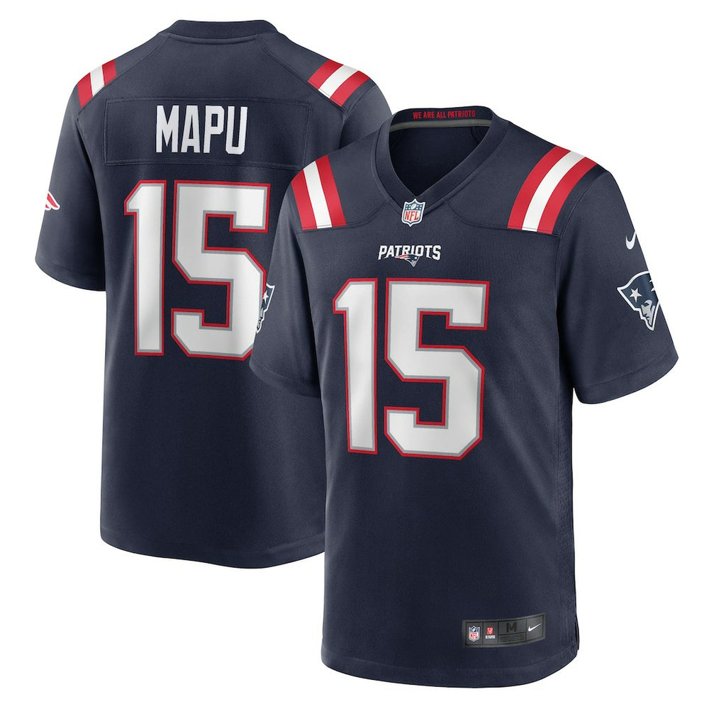Marte Mapu New England Patriots Game Jersey - Navy - Nike