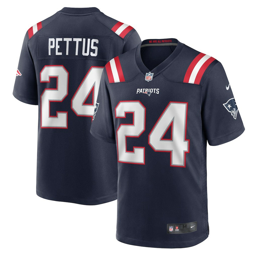 Dell Pettus New England Patriots Game Jersey - Navy - Nike