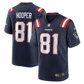 Austin Hooper New England Patriots Game Jersey - Navy - Nike
