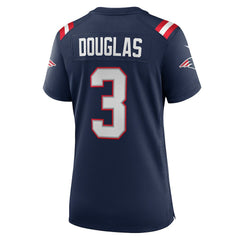 Demario Douglas New England Patriots Women's Game Jersey - Navy - Nike