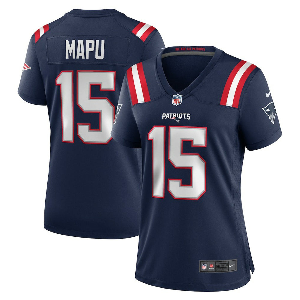 Marte Mapu New England Patriots Women's Game Jersey - Navy - Nike