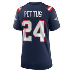 Dell Pettus New England Patriots Women's Game Jersey - Navy - Nike