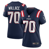 Caedan Wallace New England Patriots Women's Game Jersey - Navy - Nike