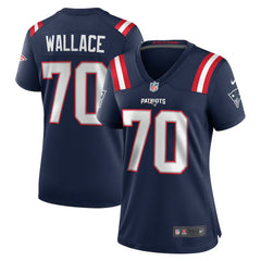 Caedan Wallace New England Patriots Women's Game Jersey - Navy - Nike