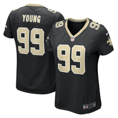 Chase Young New Orleans Saints Women's Game Jersey - Black - Nike