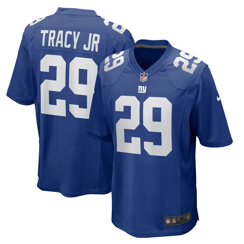 Tyrone Tracy Jr. New York Giants Team Game Jersey - Royal - Nike