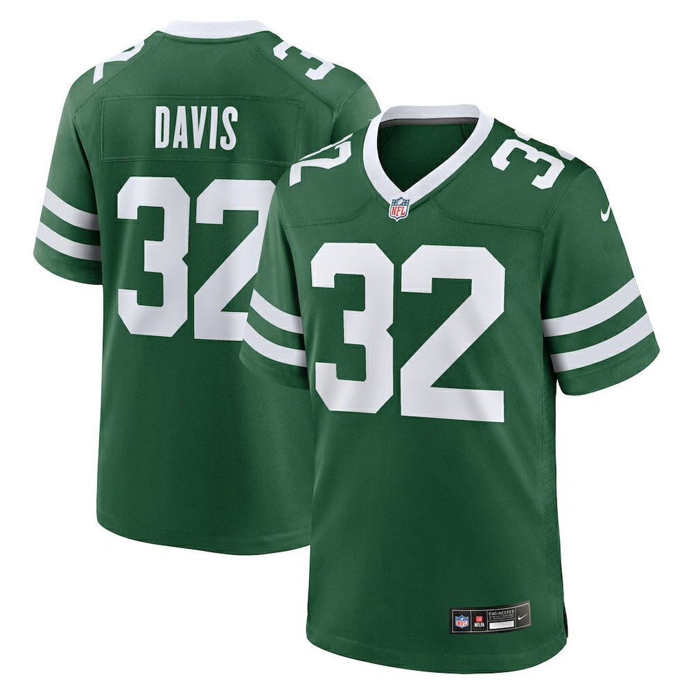 Isaiah Davis New York Jets Team Game Jersey - Legacy Green - Nike