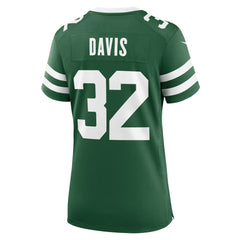 Isaiah Davis New York Jets Women's Game Jersey - Legacy Green - Nike