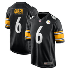 Patrick Queen Pittsburgh Steelers Game Jersey - Black - Nike