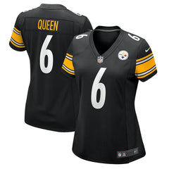 Patrick Queen Pittsburgh Steelers Women's Team Game Jersey - Black - Nike
