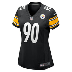 T.J. Watt Pittsburgh Steelers Women's Team Game Jersey - Black - Nike