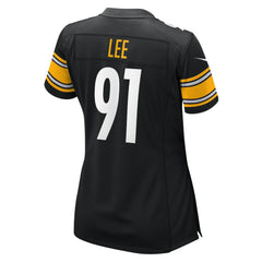 Logan Lee Pittsburgh Steelers Women's Team Game Jersey - Black - Nike