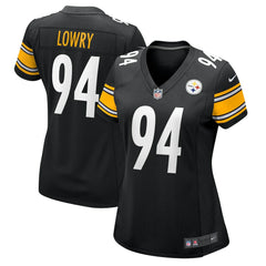 Dean Lowry Pittsburgh Steelers Women's Team Game Jersey - Black - Nike
