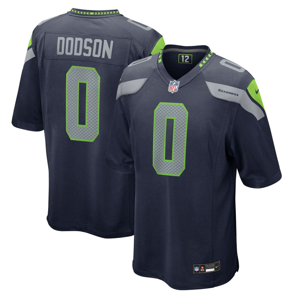 Tyrel Dodson Seattle Seahawks Game Jersey - College Navy - Nike