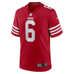 Malik Mustapha San Francisco 49ers Game Jersey - Scarlet - Nike
