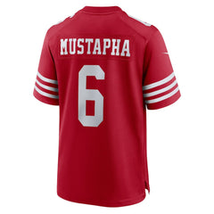 Malik Mustapha San Francisco 49ers Game Jersey - Scarlet - Nike