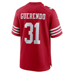 Isaac Guerendo San Francisco 49ers Game Jersey - Scarlet - Nike