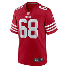 Colton McKivitz San Francisco 49ers Game Jersey - Scarlet - Nike