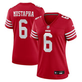 Malik Mustapha San Francisco 49ers Women's Team Game Jersey - Scarlet - Nike