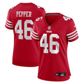 Taybor Pepper San Francisco 49ers Women's Team Game Jersey - Scarlet - Nike
