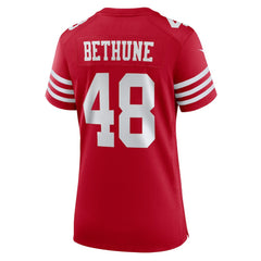 Tatum Bethune San Francisco 49ers Women's Team Game Jersey - Scarlet - Nike