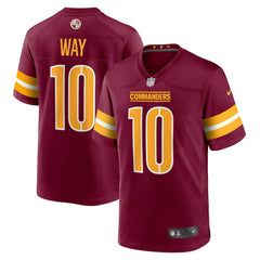 Tress Way Washington Commanders Game Jersey - Burgundy - Nike