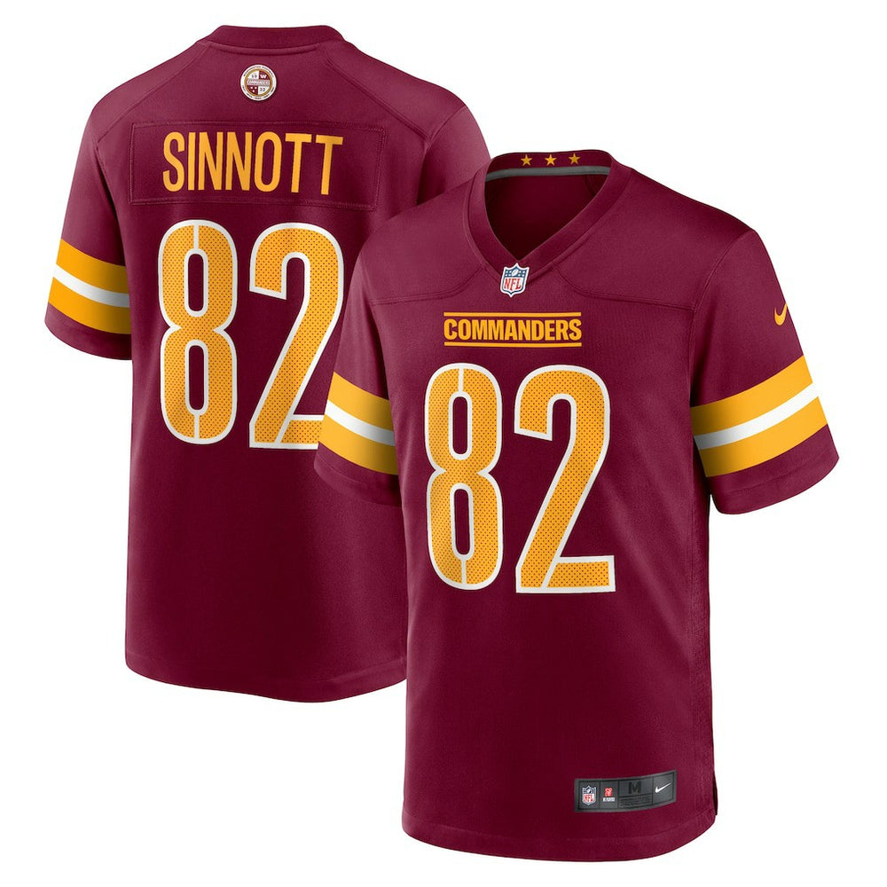 Ben Sinnott Washington Commanders Game Jersey - Burgundy - Nike