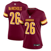 Jeremy McNichols Washington Commanders Women's Team Game Jersey - Burgundy - Nike