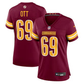 Tyler Ott Washington Commanders Women's Team Game Jersey - Burgundy - Nike