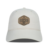 Anaheim Ducks Men's Levelwear Faux Leather Patch Unstructured Adjustable Hat - Cream | NHL on sale