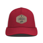 Carolina Hurricanes Men's Levelwear Faux Leather Patch Structured Adjustable Hat - Red | NHL on sale