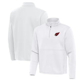 Arizona Cardinals Antigua Twist Quarter-Zip Pullover Jacket - White - NFL
