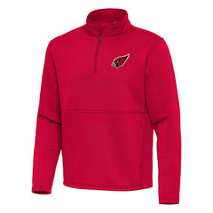 Arizona Cardinals Antigua Twist Quarter-Zip Pullover Jacket - Red - NFL