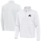 Colorado Avalanche Antigua Twist Quarter-Zip Pullover Jacket - White | NHL online