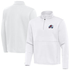 Colorado Avalanche Antigua Twist Quarter-Zip Pullover Jacket - White | NHL online