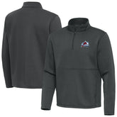 Colorado Avalanche Antigua Twist Quarter-Zip Pullover Jacket - Silver | NHL on sale