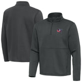 Columbus Blue Jackets Antigua Twist Quarter-Zip Pullover Jacket - Silver | NHL discount