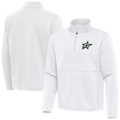 Dallas Stars Antigua Twist Quarter-Zip Pullover Jacket - White | NHL near me