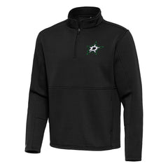 Dallas Stars Antigua Twist Quarter-Zip Pullover Jacket - Black | NHL online