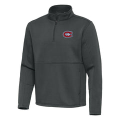 Montreal Canadiens Antigua Twist Quarter-Zip Pullover Jacket - Pewter | NHL discount