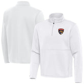 Florida Panthers Antigua Twist Quarter-Zip Pullover Jacket - White | NHL Lifestyle