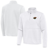 Minnesota Wild Antigua Twist Quarter-Zip Pullover Jacket - White | NHL near me