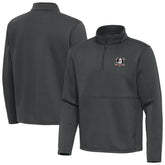 Anaheim Ducks Antigua Twist Quarter-Zip Pullover Jacket - Silver | NHL online