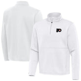 Philadelphia Flyers Antigua Twist Quarter-Zip Pullover Jacket - White | NHL sale