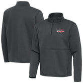 Washington Capitals Antigua Twist Quarter-Zip Pullover Jacket - Pewter | NHL discount