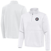 Winnipeg Jets Antigua Twist Quarter-Zip Pullover Jacket - White | NHL online