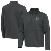 Vegas Golden Knights Antigua Twist Quarter-Zip Pullover Jacket - Pewter | NHL sale