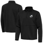 Tampa Bay Lightning Antigua Twist Quarter-Zip Pullover Jacket - Black | NHL on sale